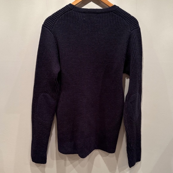 Frank & Oak navy knit sweater, size L - Picture 2 of 4
